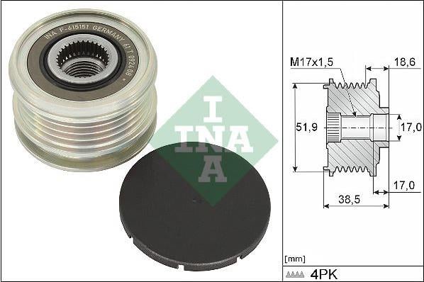 INA535034610-Alternatör Kasnağı