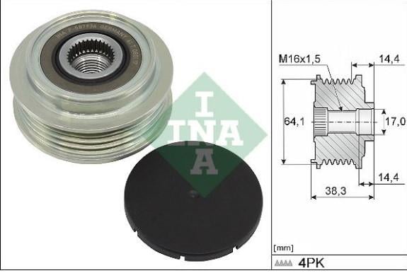 INA535035010-Alternatör Kasnağı