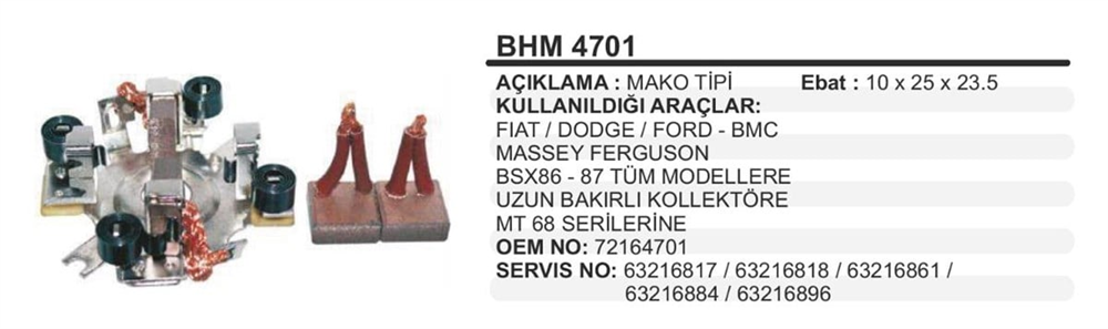 ITHBHM4701-Marş Kömürü ve Kömür Yuvası