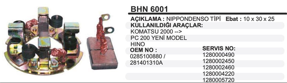 ITHBHN6001-Marş Kömürü ve Kömür Yuvası