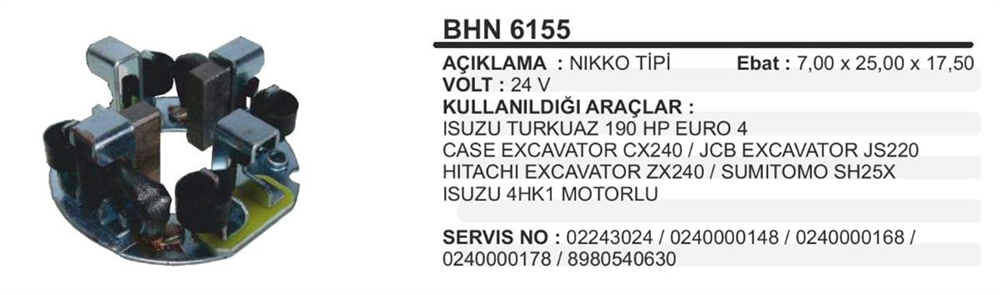 ITHBHN6155-Marş Kömürü ve Kömür Yuvası