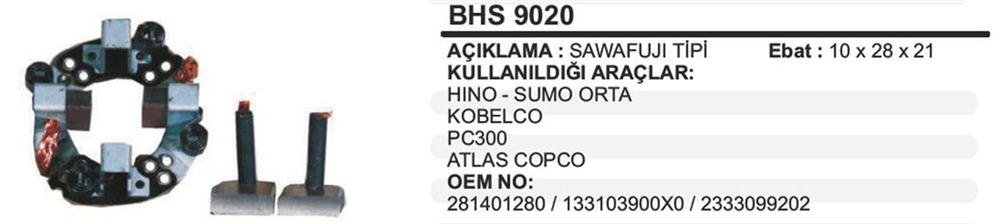 ITHBHS9020-Marş Kömürü ve Kömür Yuvası