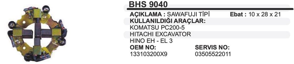 ITHBHS9040-Marş Kömürü ve Kömür Yuvası