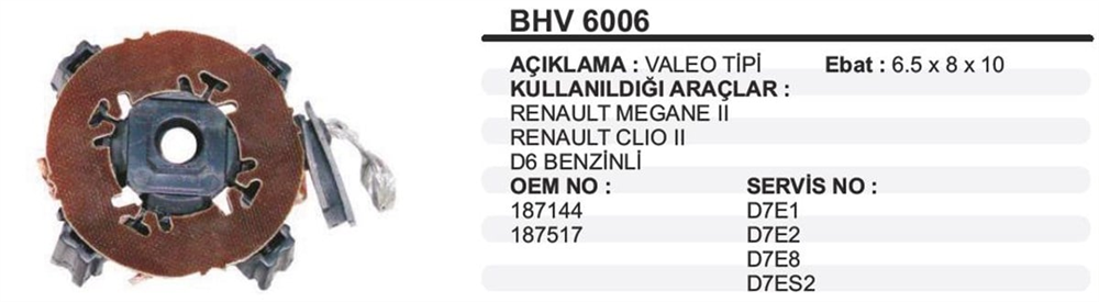 ITHBHV6006-Marş Kömürü ve Kömür Yuvası