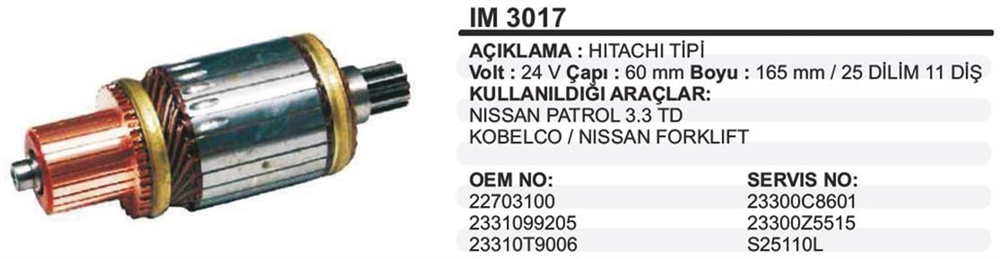 ITHIM3017-Marş Kollektörleri
