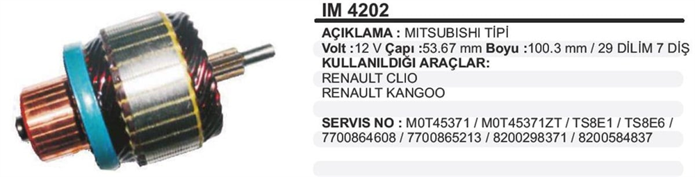 ITHIM4202-Marş Kollektörleri