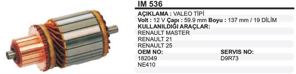 ITHIM536-Marş Kollektörleri