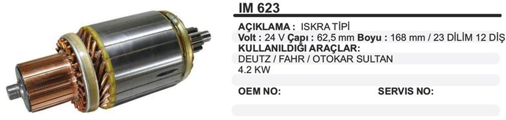 ITHIM623-Marş Kollektörleri
