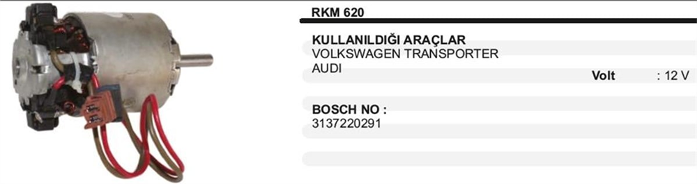 ITHKM620-Kalorifer Motoru