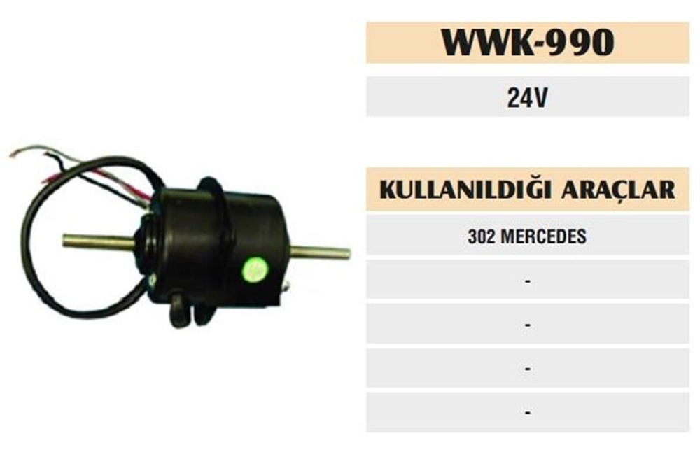 ITHKM990-Kalorifer Motoru