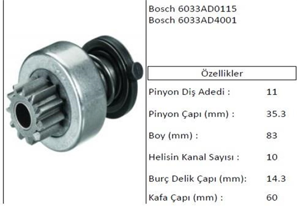 ITHMD158070-Marş Dişlisi