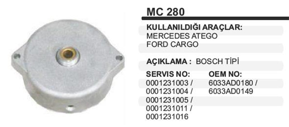 ITHMKMC280-Marş Arka Kapağı