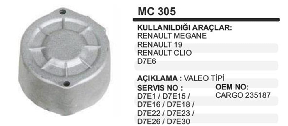 ITHMKMC305-Marş Arka Kapağı