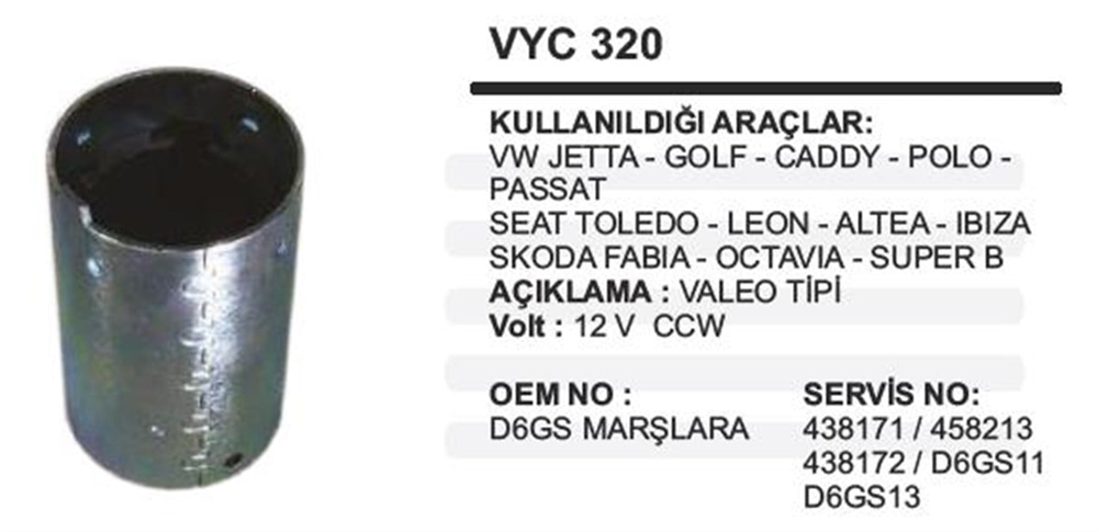 ITHMYVYC320-Marş Yastığı