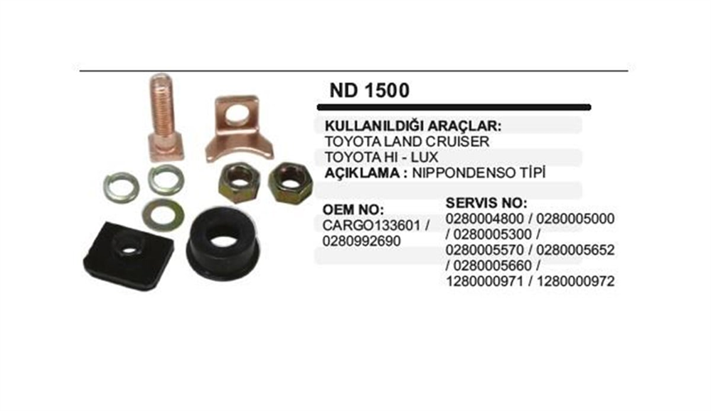 ITHND1500-Marş Otomatiği Parçaları