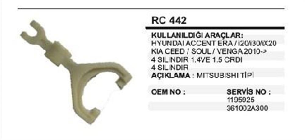 ITHRC442-Marş Çatalı