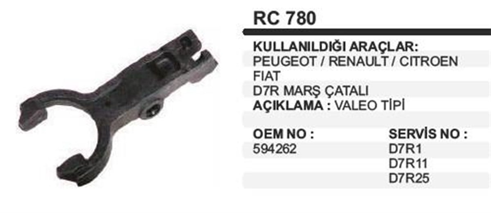 ITHRC780-Marş Çatalı