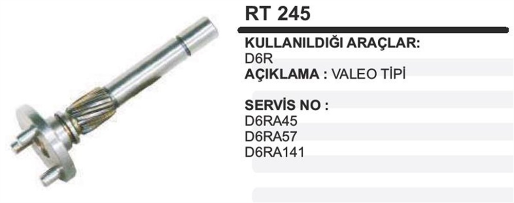 ITHRT245-Marş Rediktörü