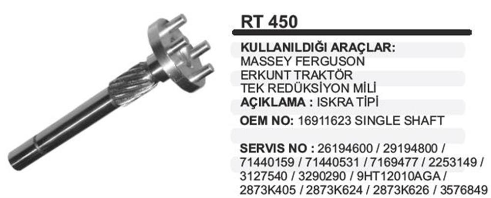 ITHRT450-Marş Rediktörü