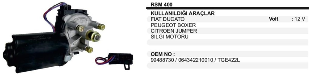 ITHSM400-Silecek Motoru