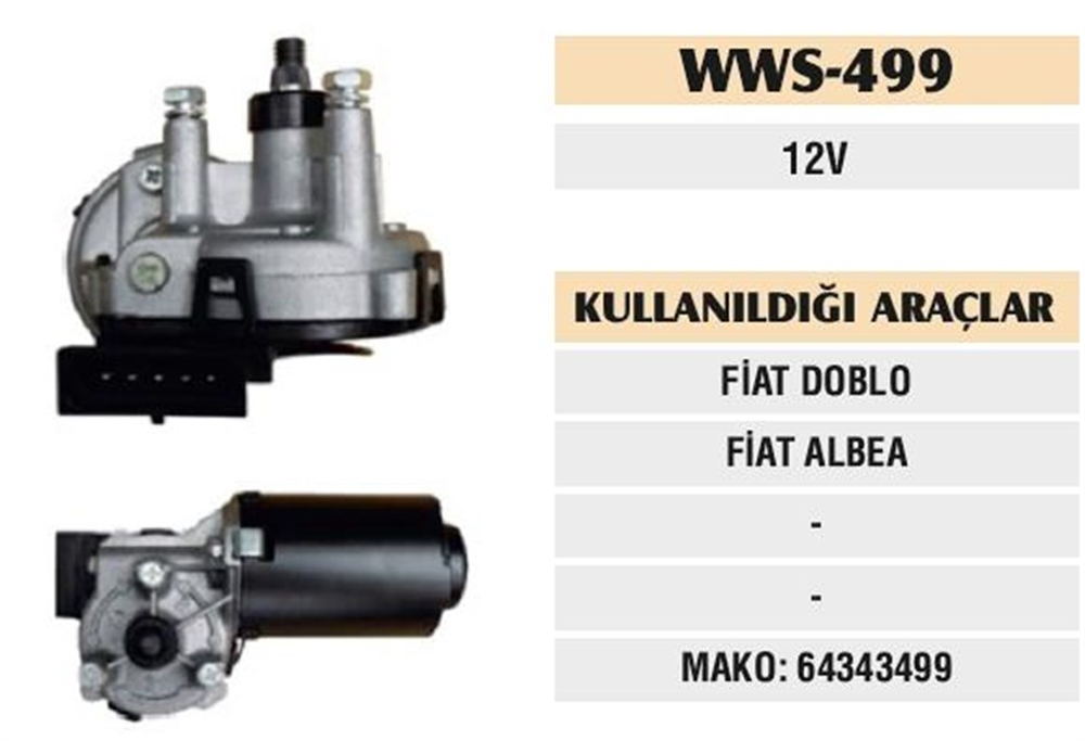 ITHSM499-Silecek Motoru
