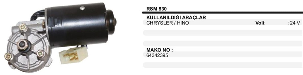 ITHSM830-Silecek Motoru