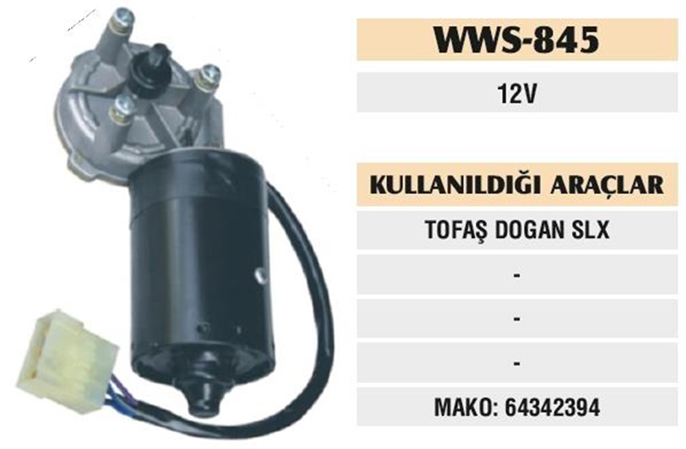 ITHSM845-Silecek Motoru