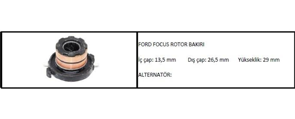 ITHXRB-25X0064-Rotor Bakırları