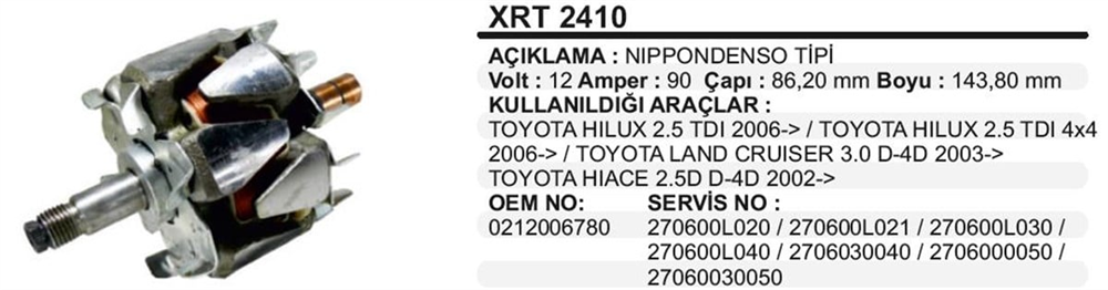ITHXRT2410-Rotor