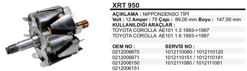 ITHXRT950-Rotor