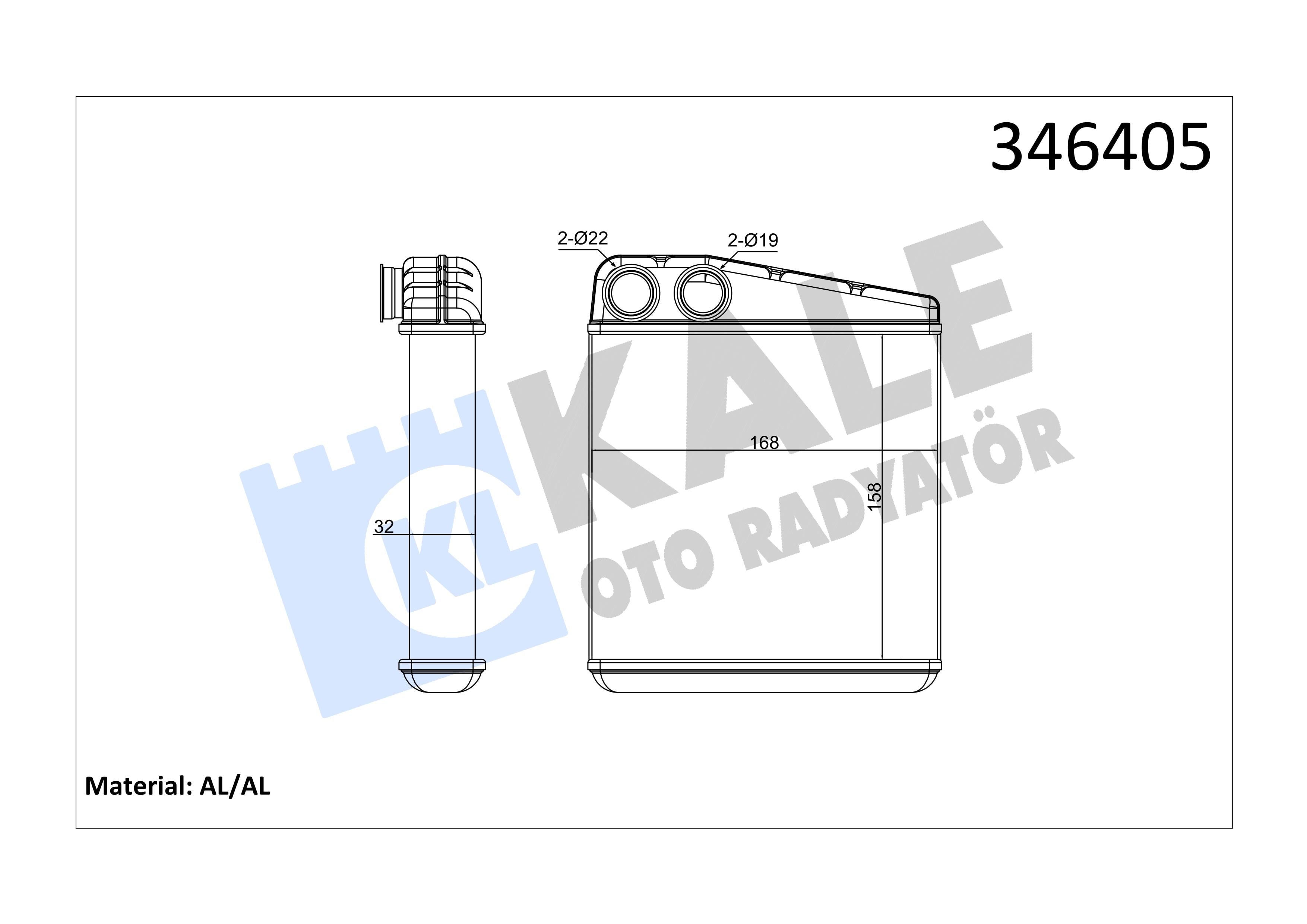 KALE346405-Kalorifer Radyatörü
