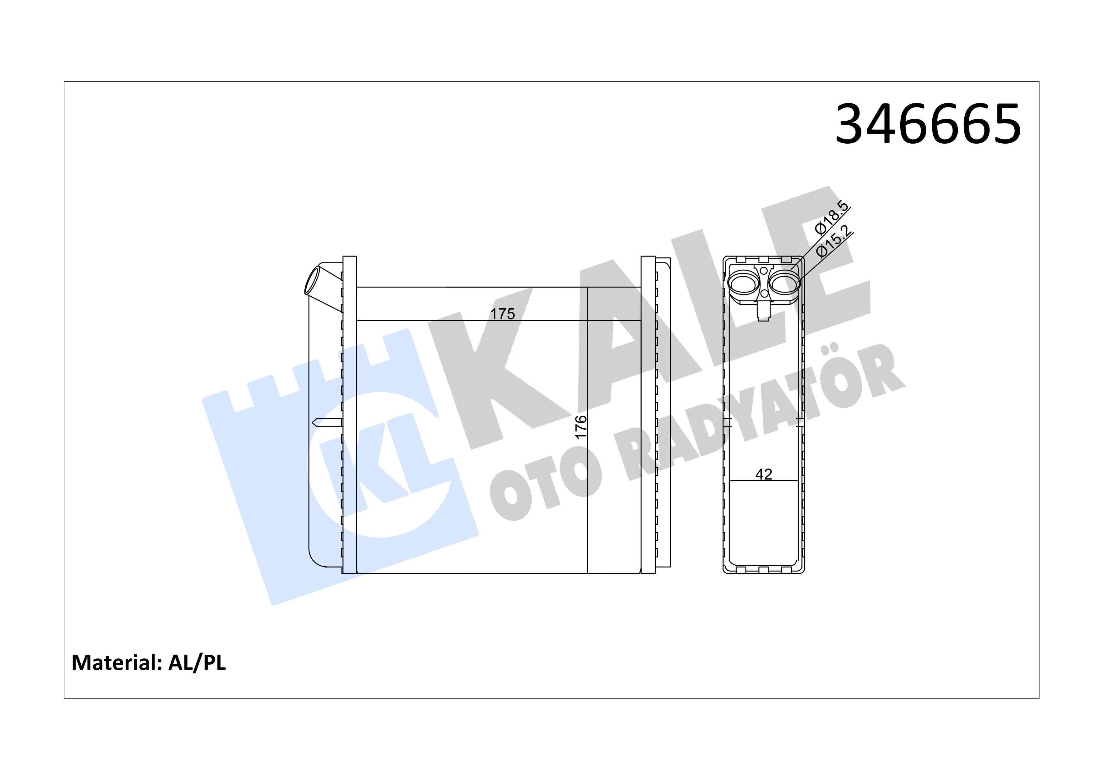 KALE346665-Kalorifer Radyatörü