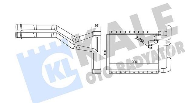 KALE347395-Kalorifer Radyatörü