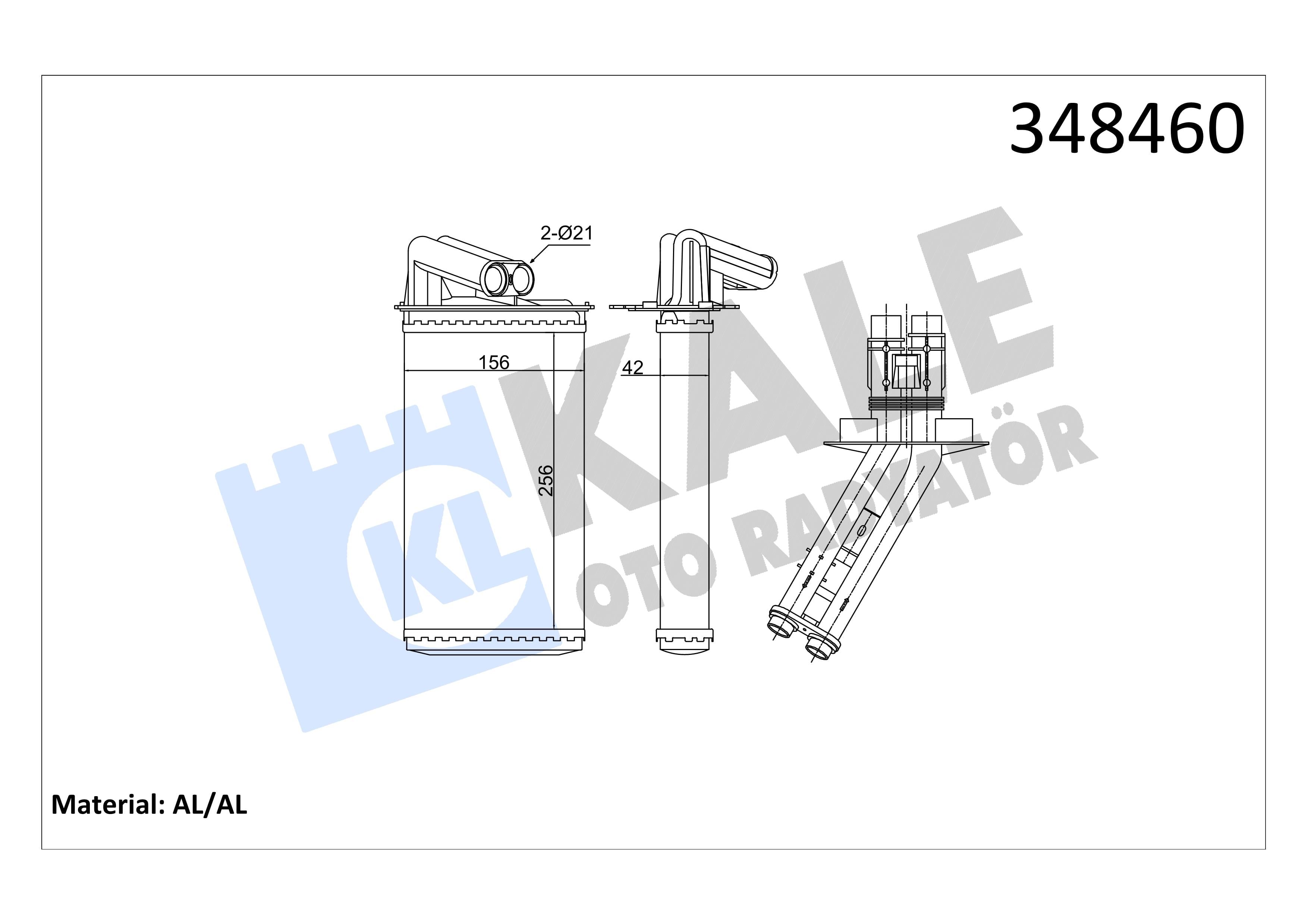 KALE348460-Kalorifer Radyatörü
