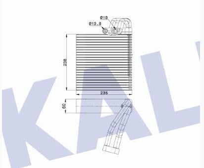 KALE350135-Klima Radyatörü (Kondansatör)