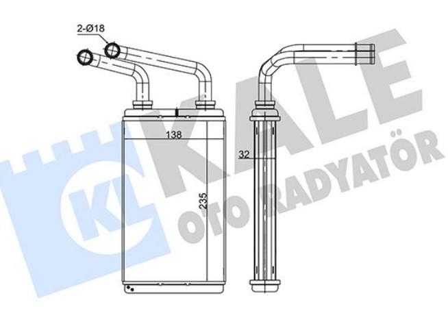 KALE352085-Kalorifer Radyatörü