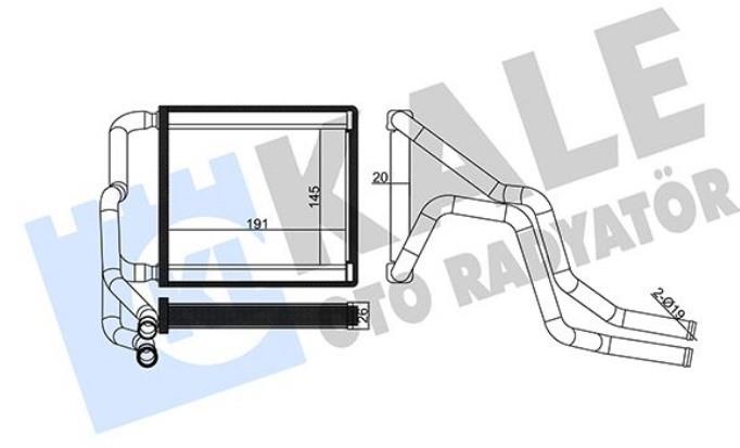 KALE355135-Kalorifer Radyatörü