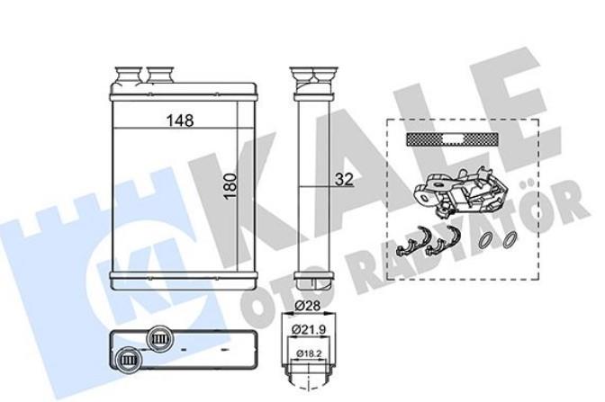 KALE355235-Kalorifer Radyatörü