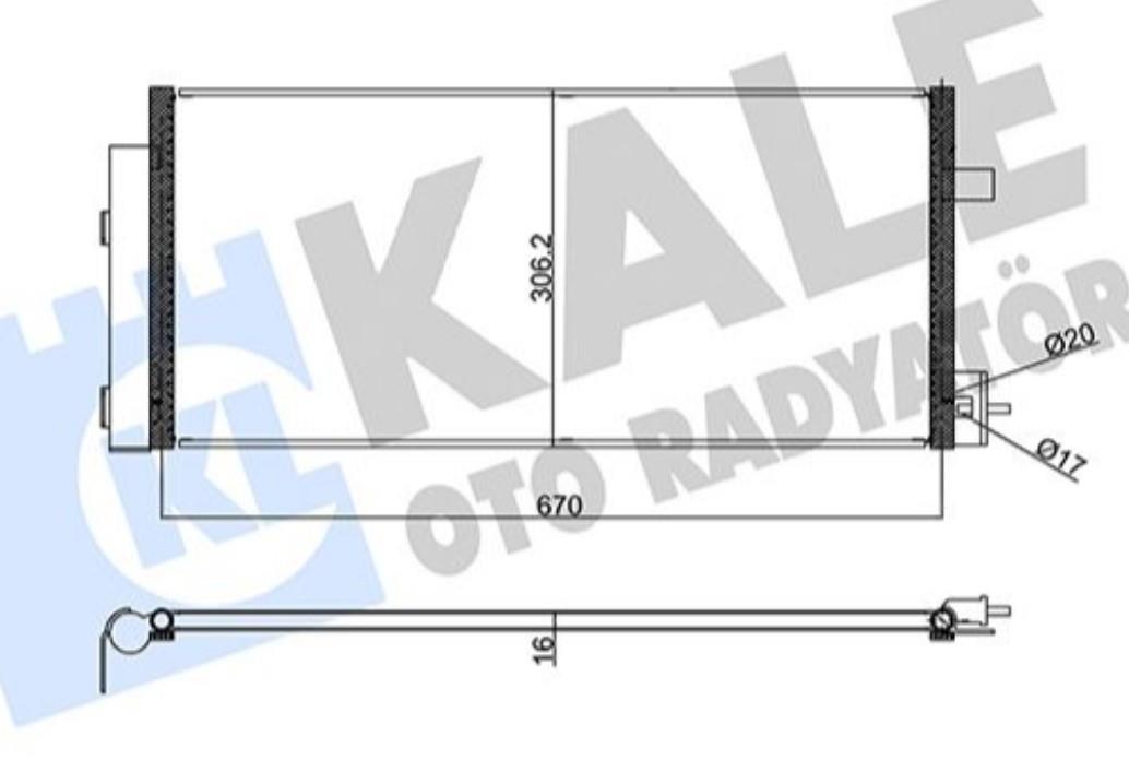 KALE355925-Kalorifer Radyatörü