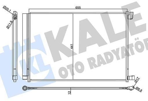 KALE357740-Klima Radyatörü (Kondansatör)