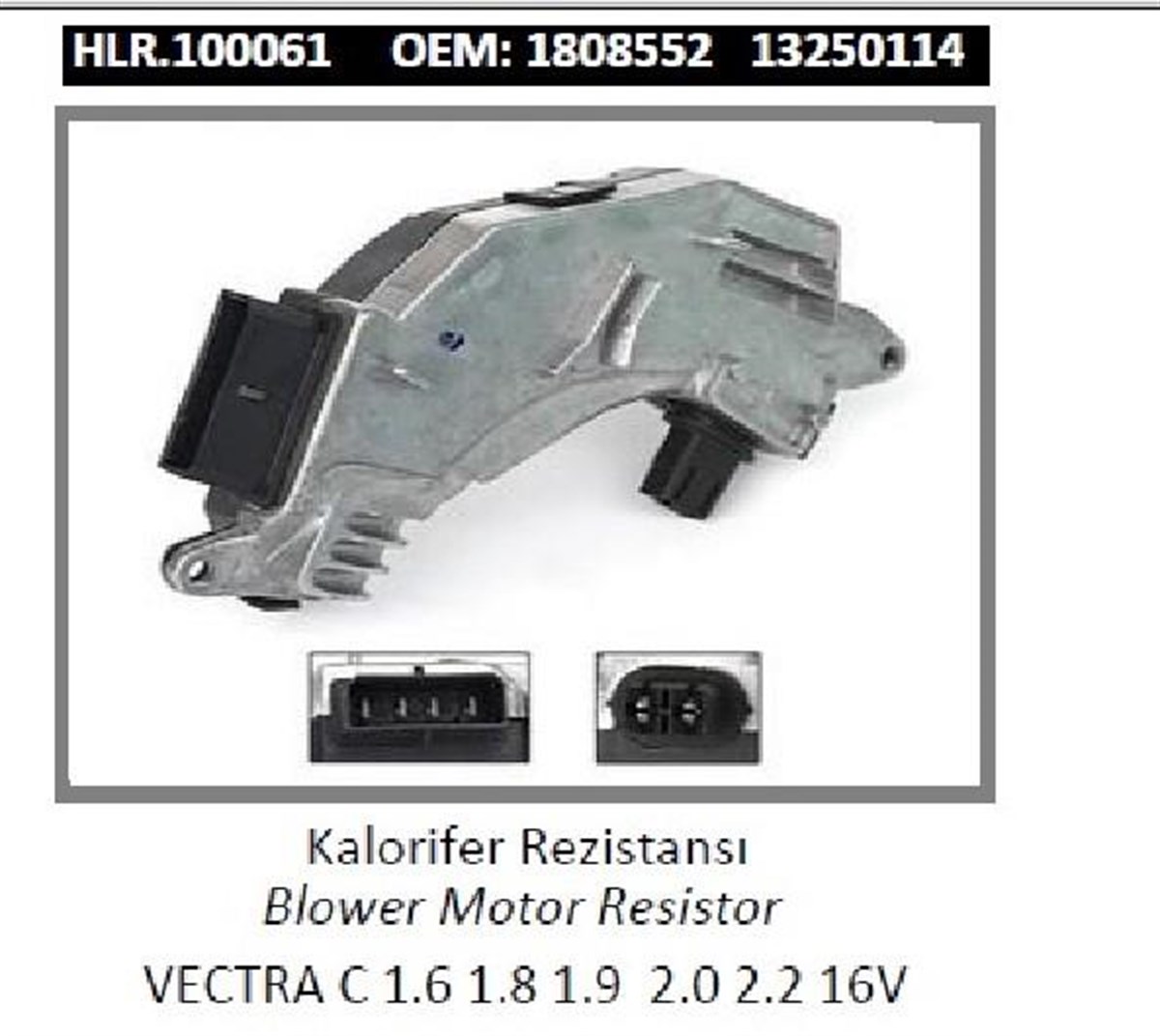 Kalorifer Rezistansı  Opel Vectra C