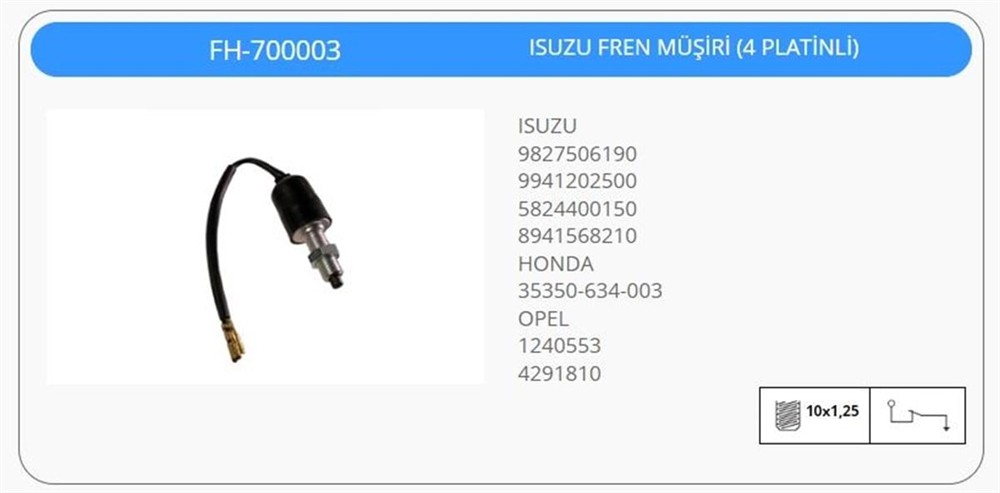 KLFFH700003-Fren Müşürü