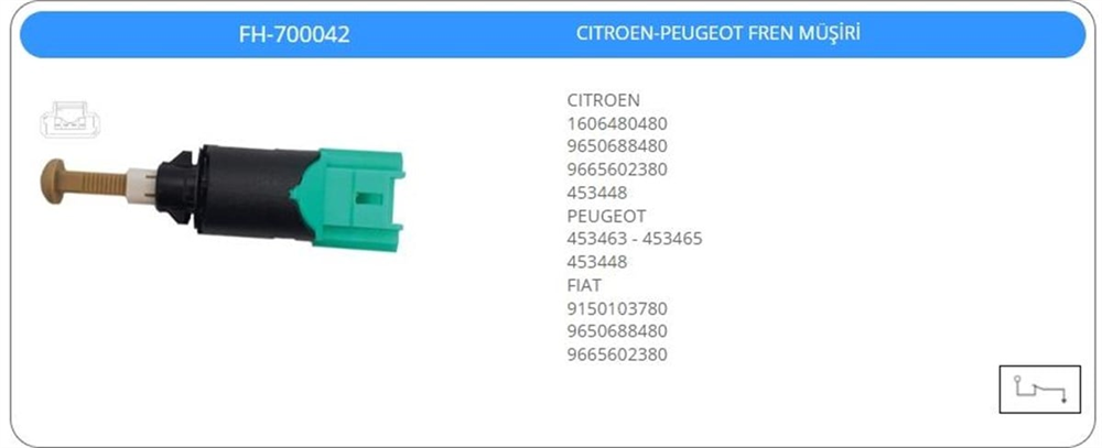 KLFFH700042-Fren Müşürü