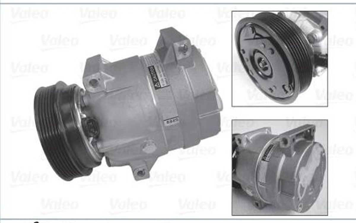 Klima Kompresör 12V 6Pk 125Mm Renault Megane I Scenıc I  Nissan Interstar / Opel Novano, Vivaro / Renault Master 2, Trafic 2 