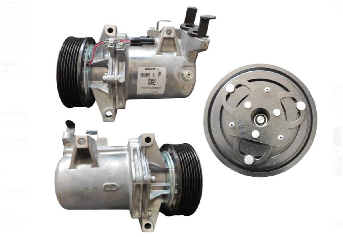 Klima Kompresör 12V 7Pk 115Mm Renault Fluence Dacia Sandero Dacıa Dokker Duster Sandero 926003859R 813256 | Renault 926003859R