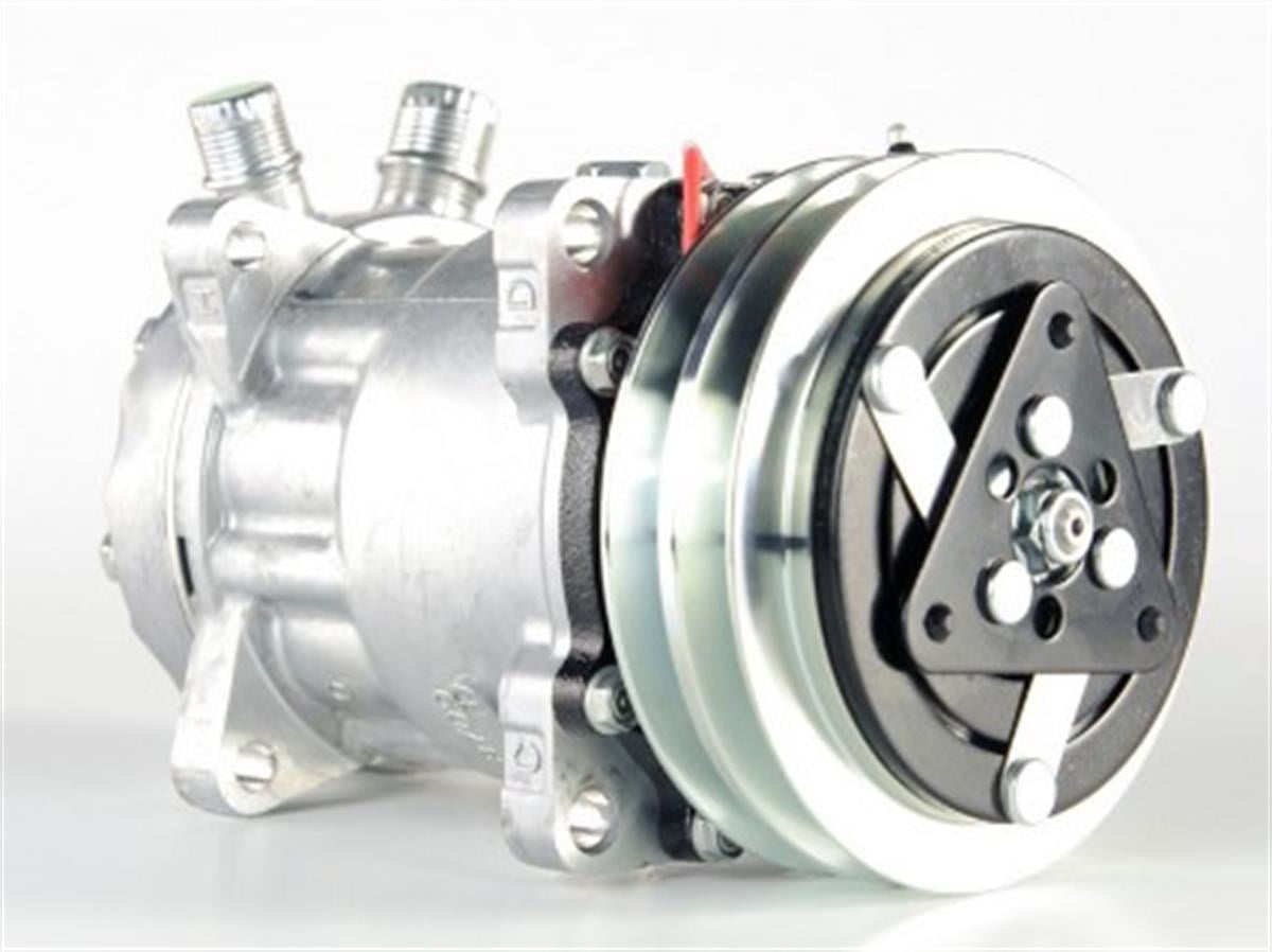 Klima Kompresörü 12V 7H15 2Pk V Kayış 132Mm Üstten Çıkış İnce Kalın | Acedge Ace8220