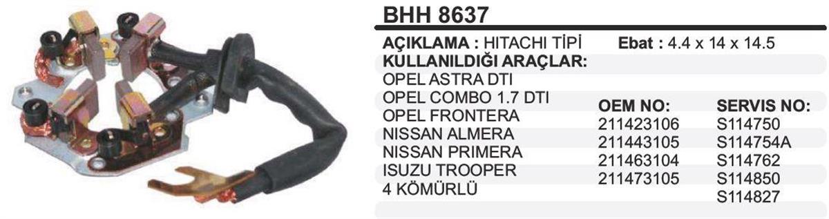 Kömür Yuvası Opel Combo Dizel Nissan Renaul Yanmar Bmw Yamaha 100Beygir 115 Beygir Toyota Avensis | Spark H45514