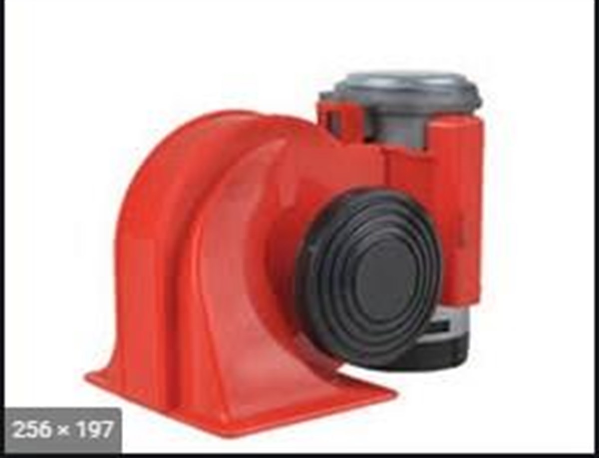 Korna 24V Ponomatik Kırmızı Ferrari
