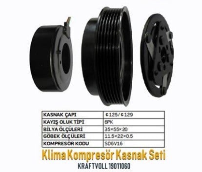 KRAFTVOLL19011060-Klima Kasnak Setleri