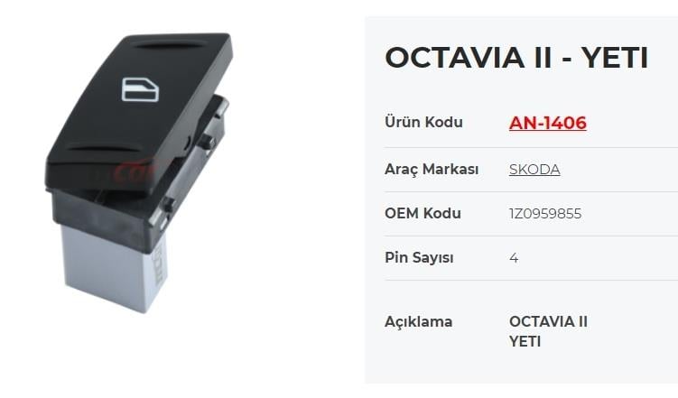 KRAWAN1406-Cam Anahtarları